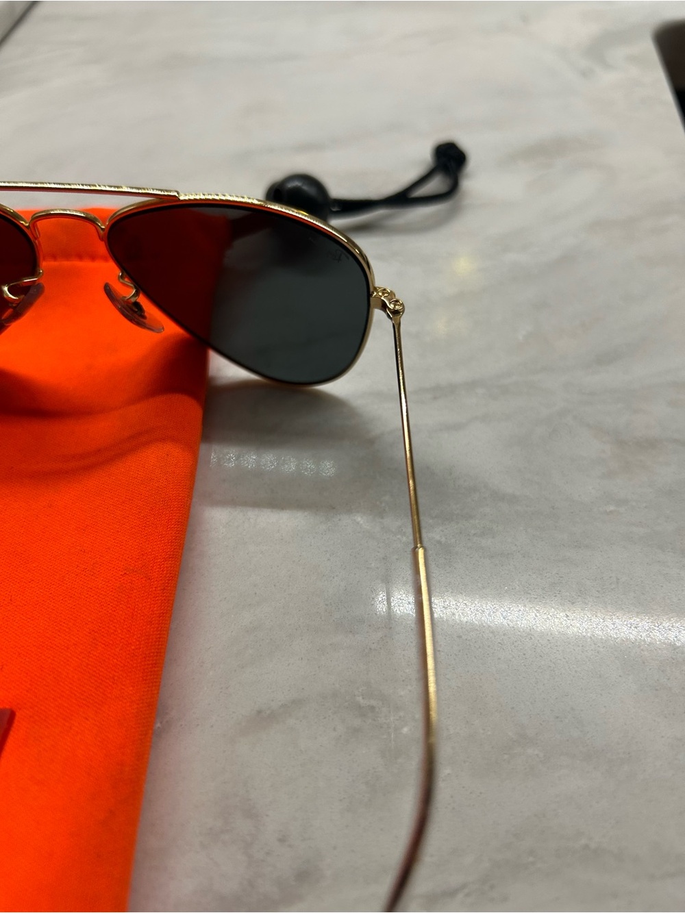 Ray-Ban Kids Aviator Sunglasses in Gold with Brown Lenses - Picture 7 of 15